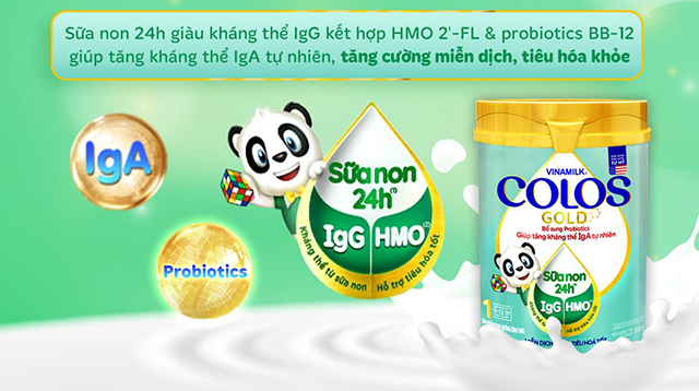 Sữa bột Vinamilk ColosGold số 1 350g (0 - 12 tháng)