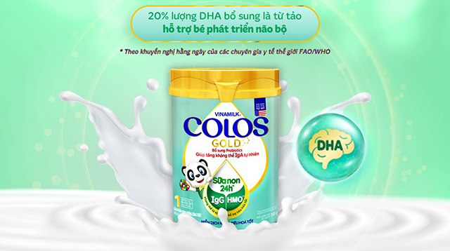Trí não - Sữa bột Vinamilk ColosGold số 1 350g (0 - 12 tháng)
