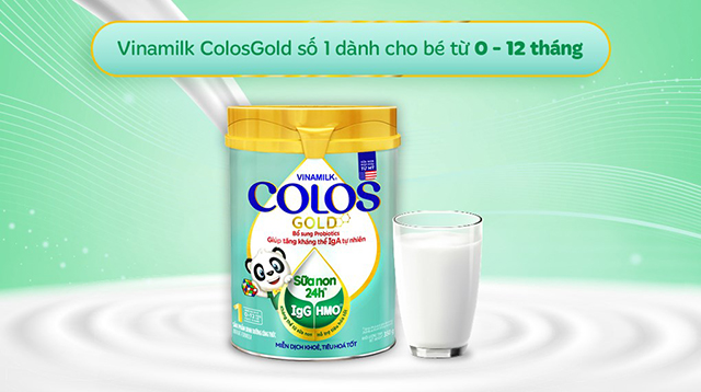 Độ tuổi - Sữa bột Vinamilk ColosGold số 1 350g (0 - 12 tháng)