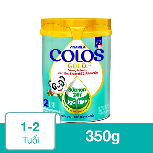 Sữa bột Vinamilk ColosGold số 2 350g (1 – 2 tuổi)