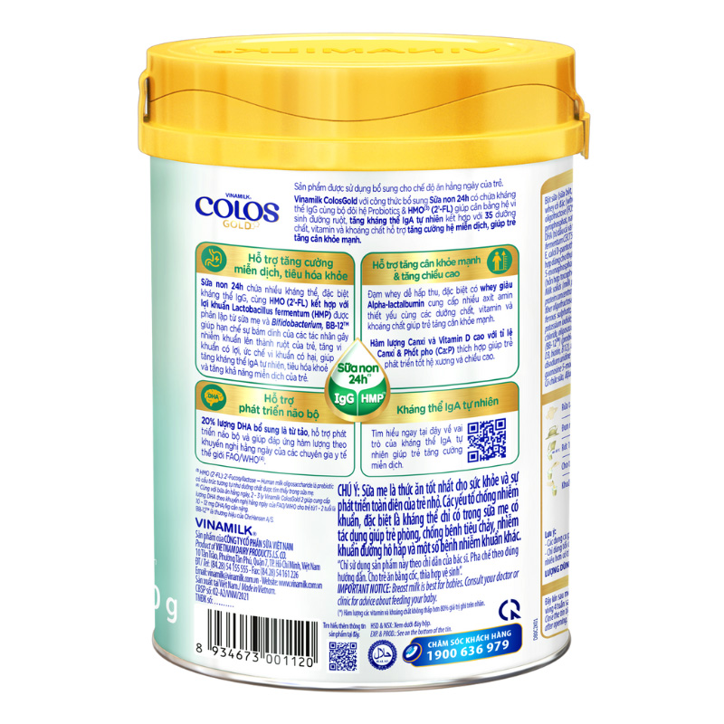 Sữa bột Vinamilk ColosGold số 2 (sữa non) 350g (1 - 2 tuổi) 2