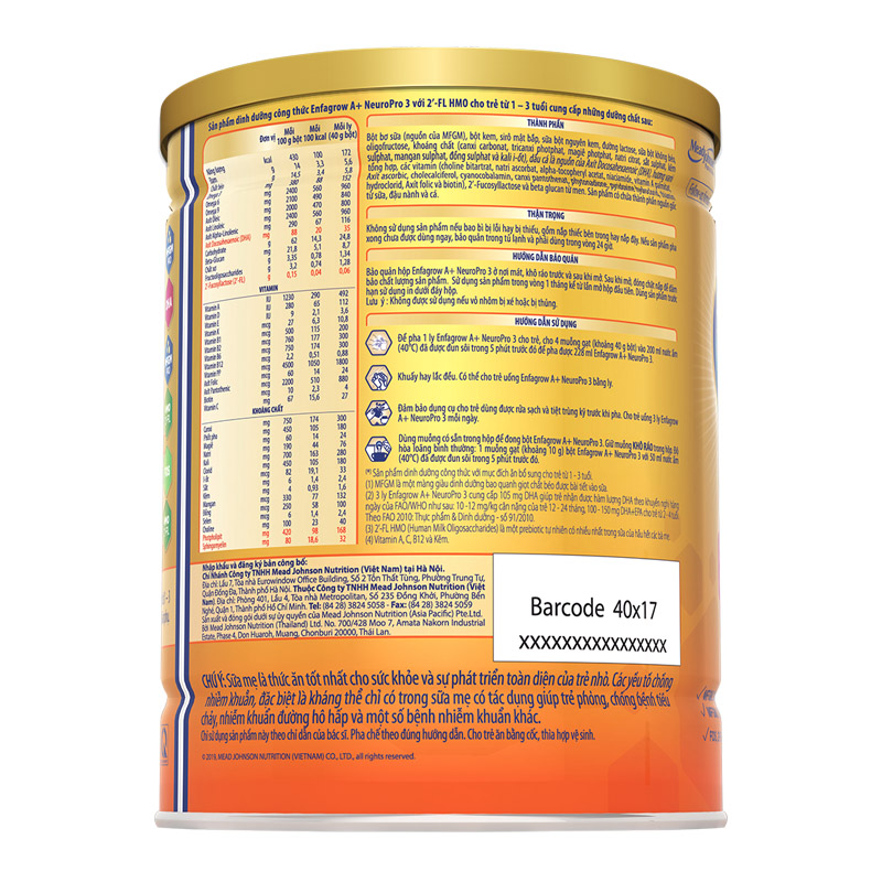 Sữa bột Enfagrow A+ Neuropro số 3 400g (1 - 3 tuổi) 2