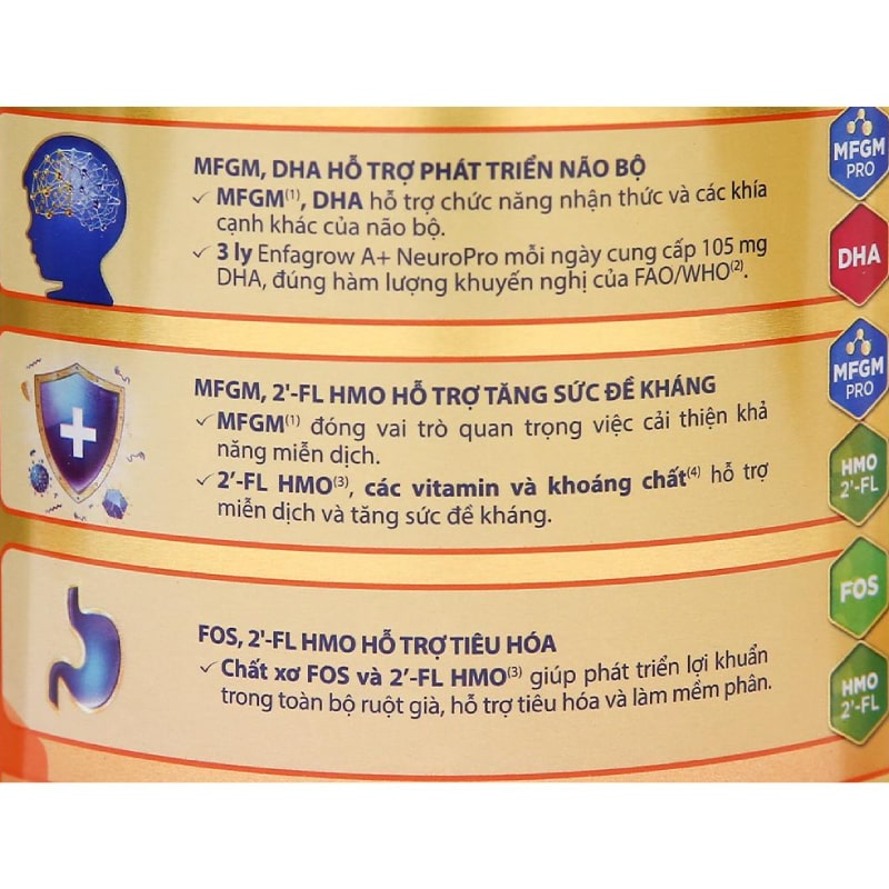 Sữa bột Enfagrow A+ Neuropro số 3 400g (1 - 3 tuổi) 8