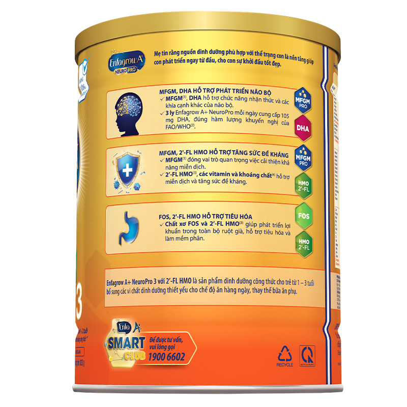Sữa bột Enfagrow A+ Neuropro số 3 400g (1 - 3 tuổi) 11