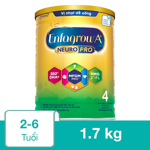 Sữa bột Enfagrow A+ Neuropro số 4 1.7 kg (2 – 6 tuổi)