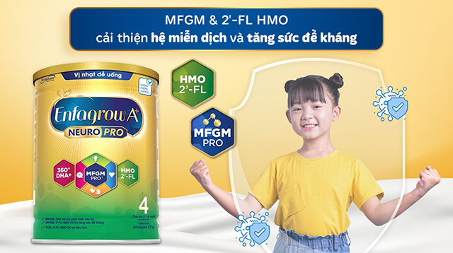 HMO - Sữa bột Enfagrow A+ Neuropro số 4 1.7 kg (2 - 6 tuổi)