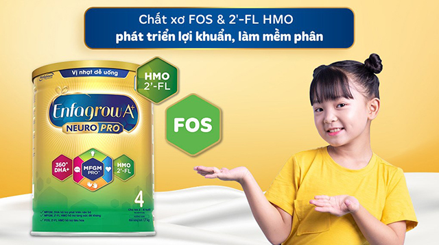 FOS - Sữa bột Enfagrow A+ Neuropro số 4 1.7 kg (2 - 6 tuổi)