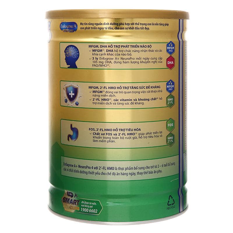 Sữa bột Enfagrow A+ Neuropro số 4 vị nhạt dễ uống 1.7 kg (2 - 6 tuổi) 2