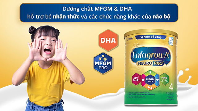Phát triển não bộ - Sữa bột Enfagrow A+ Neuropro số 4 830g (2 - 6 tuổi) Phát triển não bộ - Sữa bột Enfagrow A+ Neuropro số 4 830g (2 - 6 tuổi)