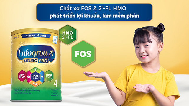 Hỗ trợ hệ tiêu hóa - Sữa bột Enfagrow A+ Neuropro số 4 830g (2 - 6 tuổi) Hỗ trợ hệ tiêu hóa - Sữa bột Enfagrow A+ Neuropro số 4 830g (2 - 6 tuổi)