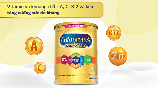 Sữa bột Enfagrow A+ Neuropro số 3 1.7 kg (1 - 3 tuổi) - Đề kháng