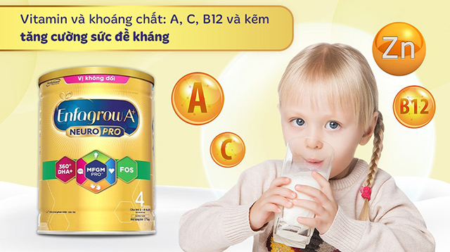 Vitamin - Sữa bột Enfagrow A+ Neuropro số 4 1.7 kg