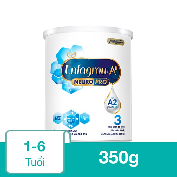 Sữa bột Enfagrow A2 Neuropro số 3 350g (1 – 6 tuổi)