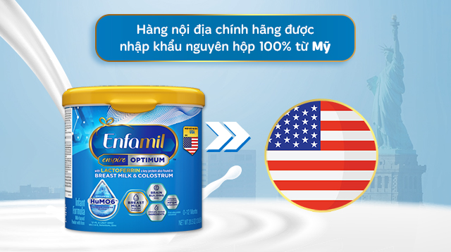 Nơi sản xuất - Sữa bột Enfamil Enspire Infant Formula 581g (0 - 12 tháng)