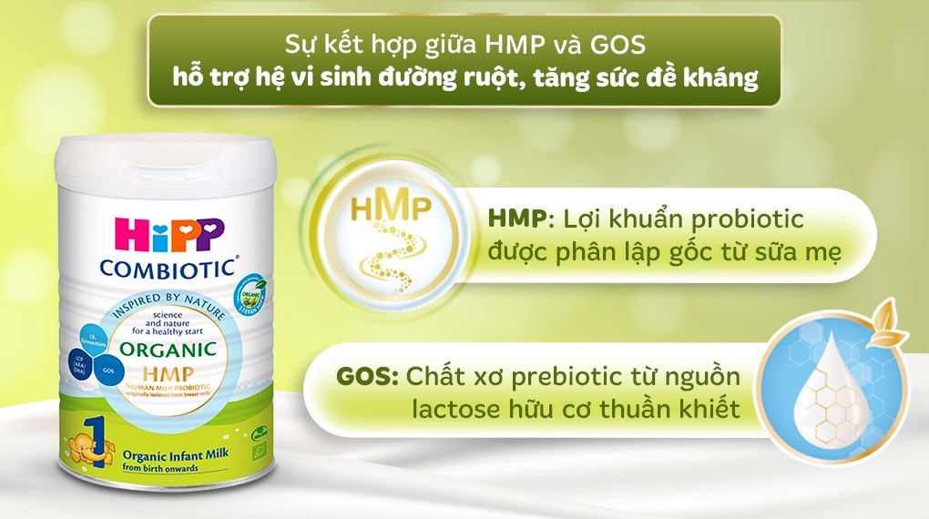 Sữa bột HiPP Organic Combiotic số 1