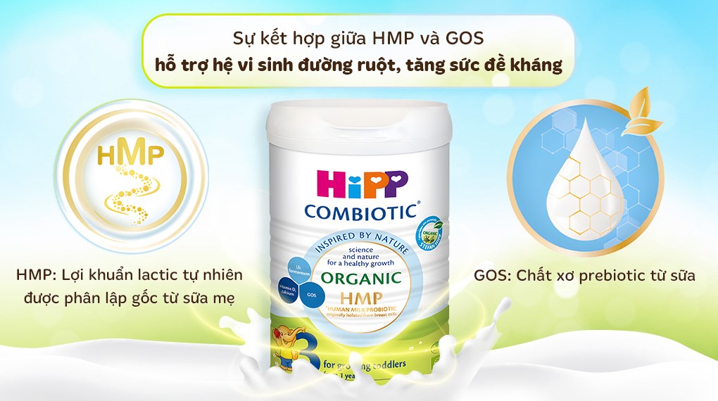 Sữa bột HiPP Organic Combiotic số 3