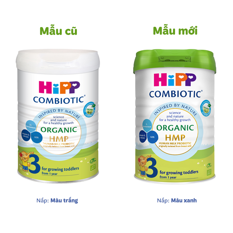 Sữa bột HiPP Organic Combiotic số 3 800g (1 - 3 tuổi) 2