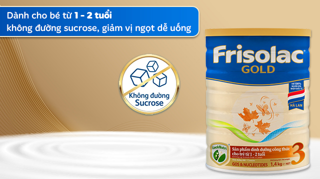 Độ tuổi - Sữa bột Friso Gold số 3 hương vani 1.4 kg (1 - 2 tuổi)