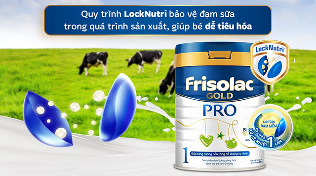 Locknutri - Sữa bột Friso Gold pro số 1 800g (0 - 6 tháng)