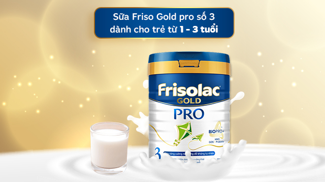 Độ tuổi - Sữa bột Friso Gold Pro số 3 800g (1 - 3 tuổi)