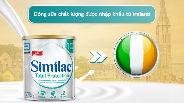 Nơi sản xuất - Sữa bột Similac Total Protection số 1 400g (0 - 6 tháng)