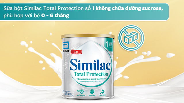 Độ tuổi - Sữa bột Similac Total Protection số 1 400g (0 - 6 tháng)