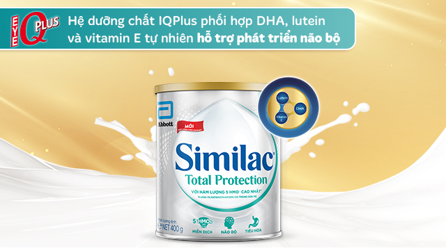Phát triển não bộ - Sữa bột Similac Total Protection số 1 400g (0 - 6 tháng)