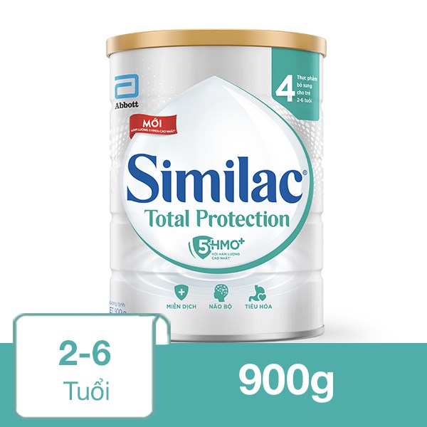 Sữa bột Similac Total Protection số 4 900g (2 – 6 tuổi)