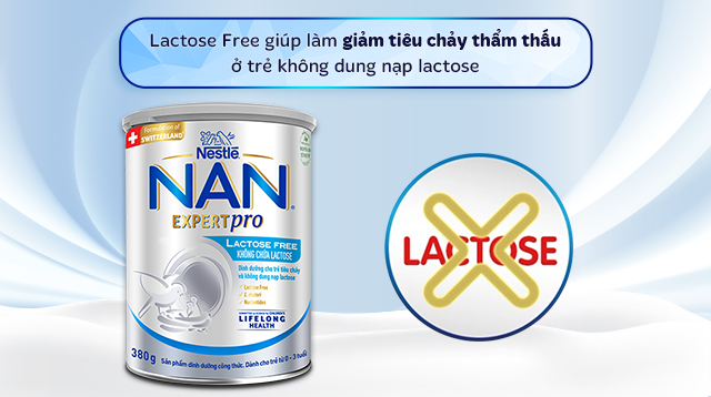 Sữa bột NAN Expert Pro Lactose Free 400g (0 - 3 tuổi) - Lactose Free