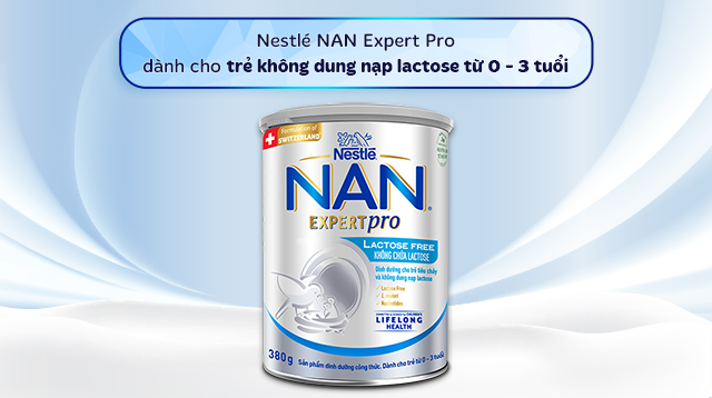 Sữa bột NAN Expert Pro Lactose Free 400g (0 - 3 tuổi) - Độ tuổi