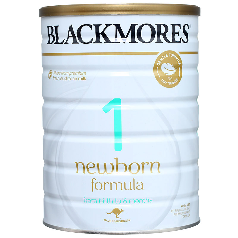 Combo 2 hộp sữa bột Blackmores NewBorn Formula số 1 hương vani 900g (0 - 6 tháng) 2