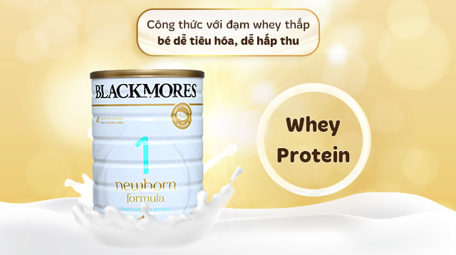 Sữa bột Blackmores NewBorn Formula số 1 - Đạm whey