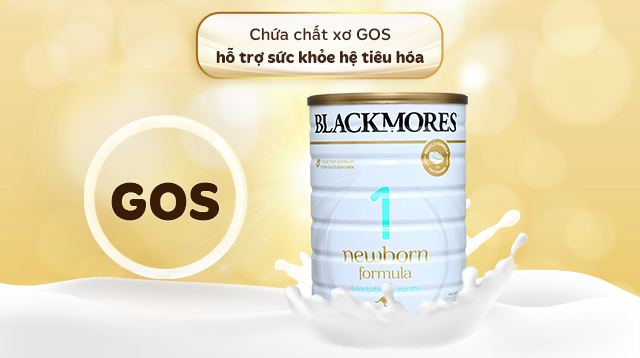 Sữa bột Blackmores NewBorn Formula số 1 - Chất xơ GOS
