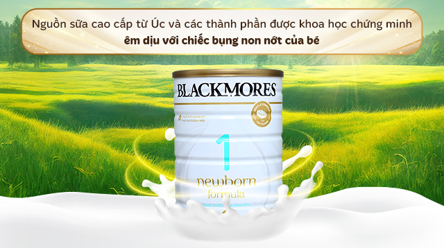 Sữa bột Blackmores NewBorn Formula số 1 - Nguồn sữa