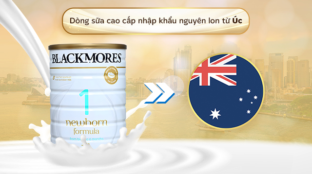 Sữa bột Blackmores NewBorn Formula số 1 - Nơi sản xuất