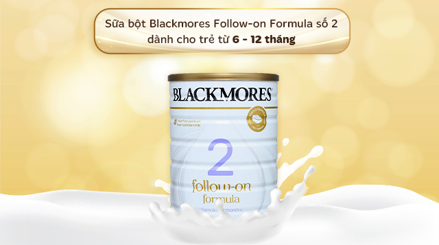 Độ tuổi - Sữa bột Blackmores Follow-on Formula số 2 hương vani 900g (6 - 12 tháng)
