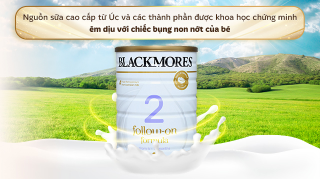Sữa bột Blackmores Follow-on Formula số 2 - Nguồn sữa từ Úc