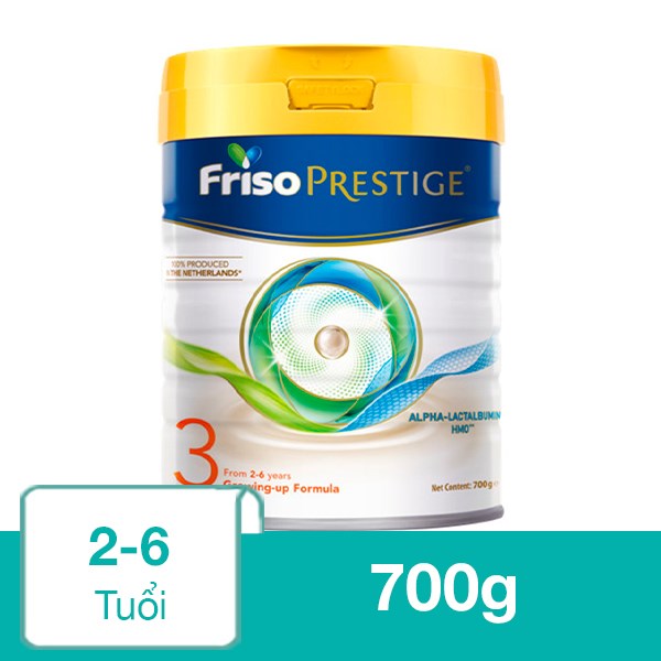 Sữa bột Friso Prestige số 3 700g (2 – 6 tuổi)