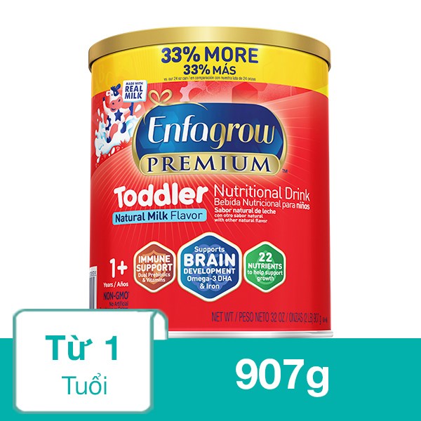 Sữa Bột Enfagrow Premium Toddler 907G (Từ 1 Tuổi)