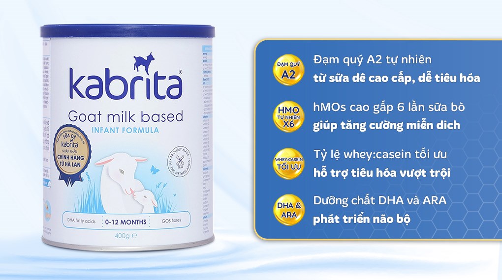 Sữa dê Kabrita số 1 400g (0-12 tháng) GIÁ TỐT - AVAKids.com