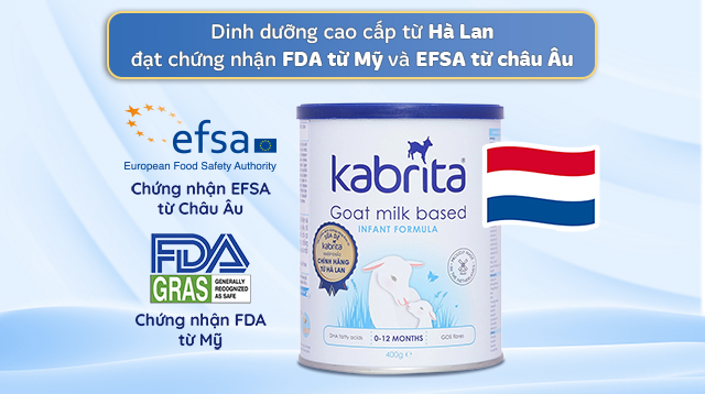 Chứng nhận - Sữa bột Kabrita số 1 400g (0 - 12 tháng) Chứng nhận - Sữa bột Kabrita số 1 400g (0 - 12 tháng)