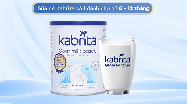 Độ tuổi - Sữa bột Kabrita số 1 400g (0 - 12 tháng) Độ tuổi - Sữa bột Kabrita số 1 400g (0 - 12 tháng)