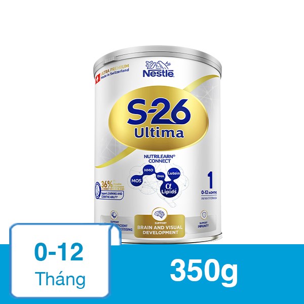 Sữa bột Nestlé S-26 Ultima số 1 350g (0 – 12 tháng)