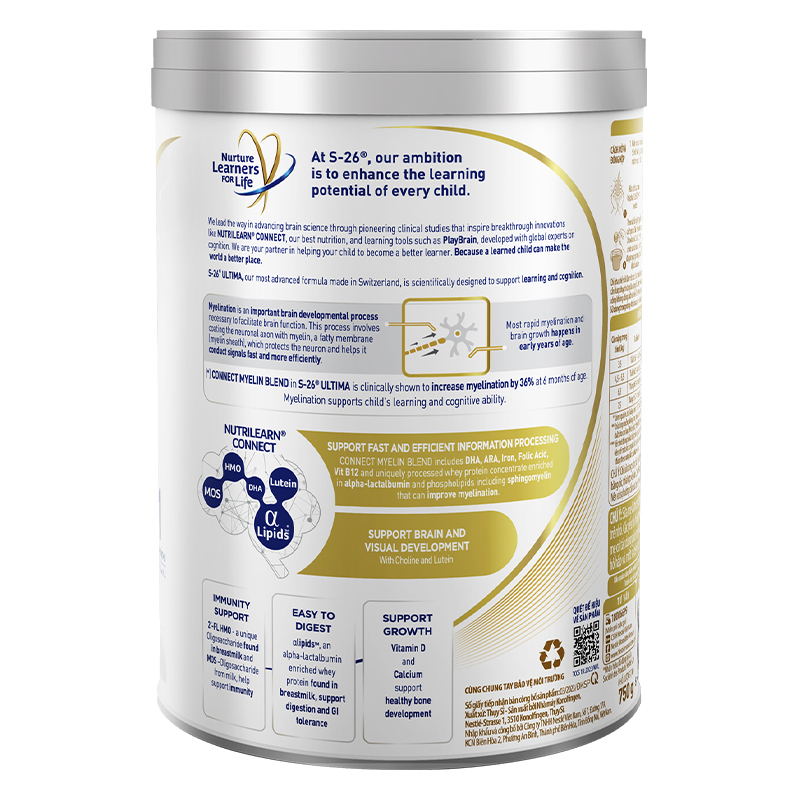 Sữa bột Nestlé S-26 Ultima số 1 350g (0 - 12 tháng) 12