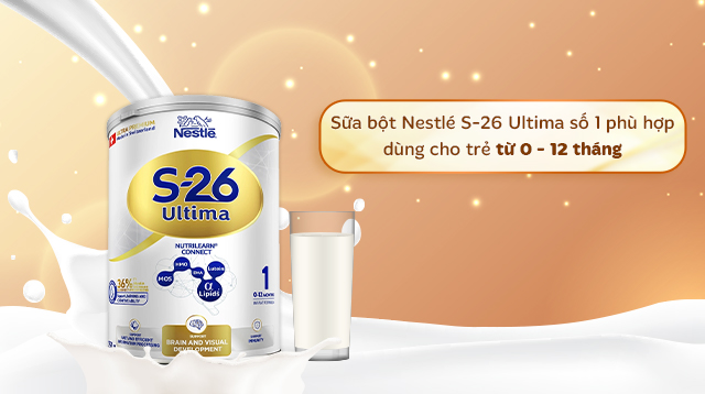 Độ tuổi - Sữa bột Nestlé S-26 Ultima số 1 750g (0 - 12 tháng)