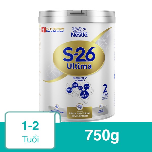 Sữa bột Nestlé S-26 Ultima số 2 750g (1 – 2 tuổi)