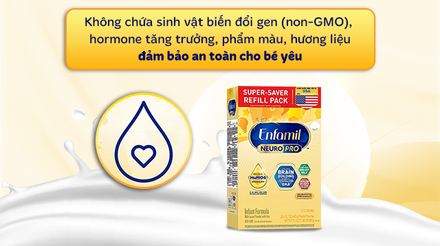 Sữa bột Enfamil Neuropro Infant Formula 890g (0 - 12 tháng) - non GMO