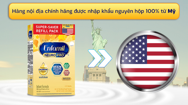 Sữa bột Enfamil Neuropro Infant Formula 890g (0 - 12 tháng) - Nơi sản xuất