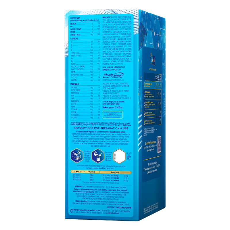 Sữa bột Enfamil Enspire Infant Formula 850g (0 - 12 tháng) 3