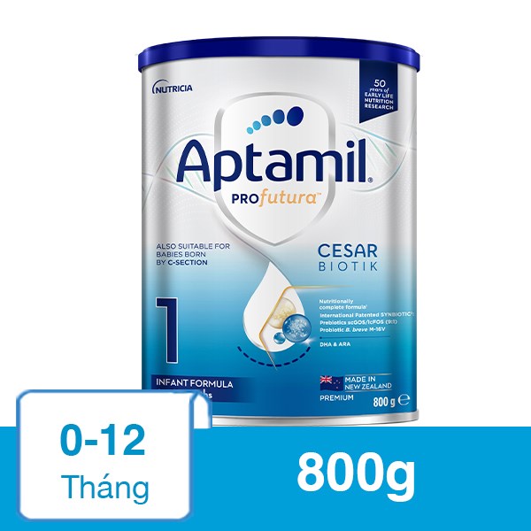 Sữa Bột Aptamil Profutura Cesarbiotik Số 1 800G (0 – 12 Tháng)